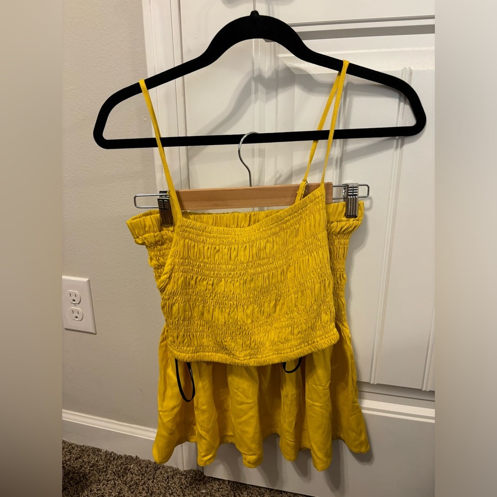 Yellow two piece set